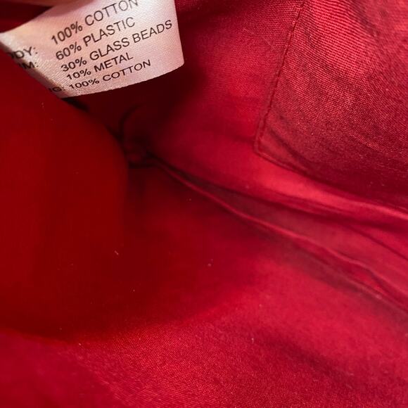 Boho Beaded Sequin Aztec Envelope Clutch Bag Purse Chain Strap Southwestern Art - Picture 8 of 8